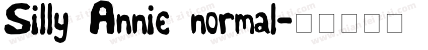 Silly Annie normal字体转换